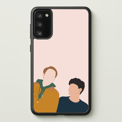 Nick And Charlie - Heart TV  - Heartstopper Phone Case for Galaxy S20