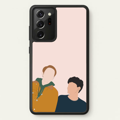 Nick And Charlie - Heart TV  - Heartstopper Phone Case for Galaxy Note 20 Ultra