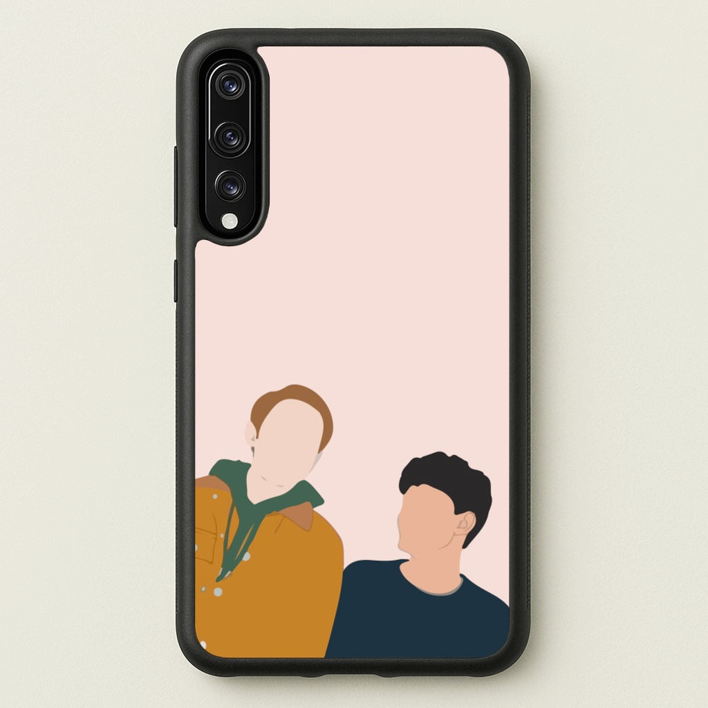 Nick And Charlie - Heart TV  - Heartstopper Phone Case for Huawei P20 Pro