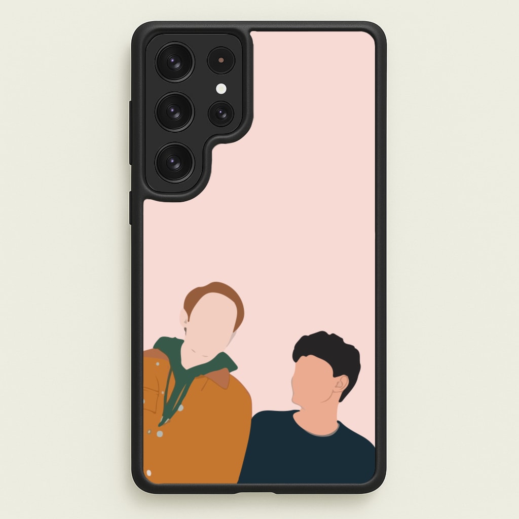 Nick And Charlie - Heart TV  - Heartstopper Phone Case for Galaxy S23 Ultra