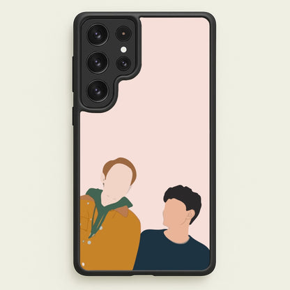 Nick And Charlie - Heart TV  - Heartstopper Phone Case for Galaxy S23 Ultra