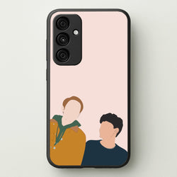 Nick And Charlie - Heart TV  - Heartstopper Phone Case for Galaxy A55