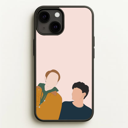 Nick And Charlie - Heart TV  - Heartstopper Phone Case for iPhone 13 Mini