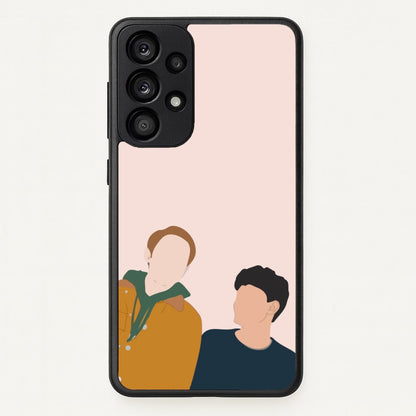 Nick And Charlie - Heart TV  - Heartstopper Phone Case for Galaxy A53