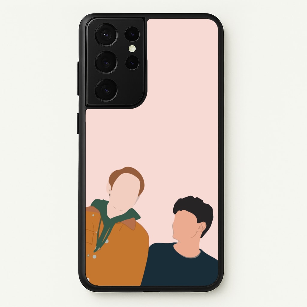 Nick And Charlie - Heart TV  - Heartstopper Phone Case for Galaxy S21 Ultra