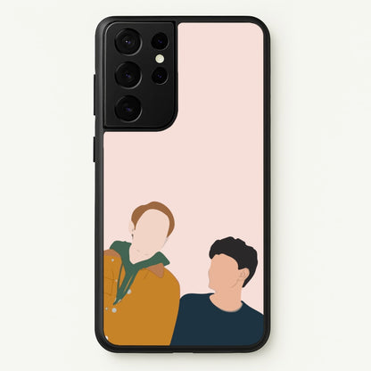 Nick And Charlie - Heart TV  - Heartstopper Phone Case for Galaxy S21 Ultra