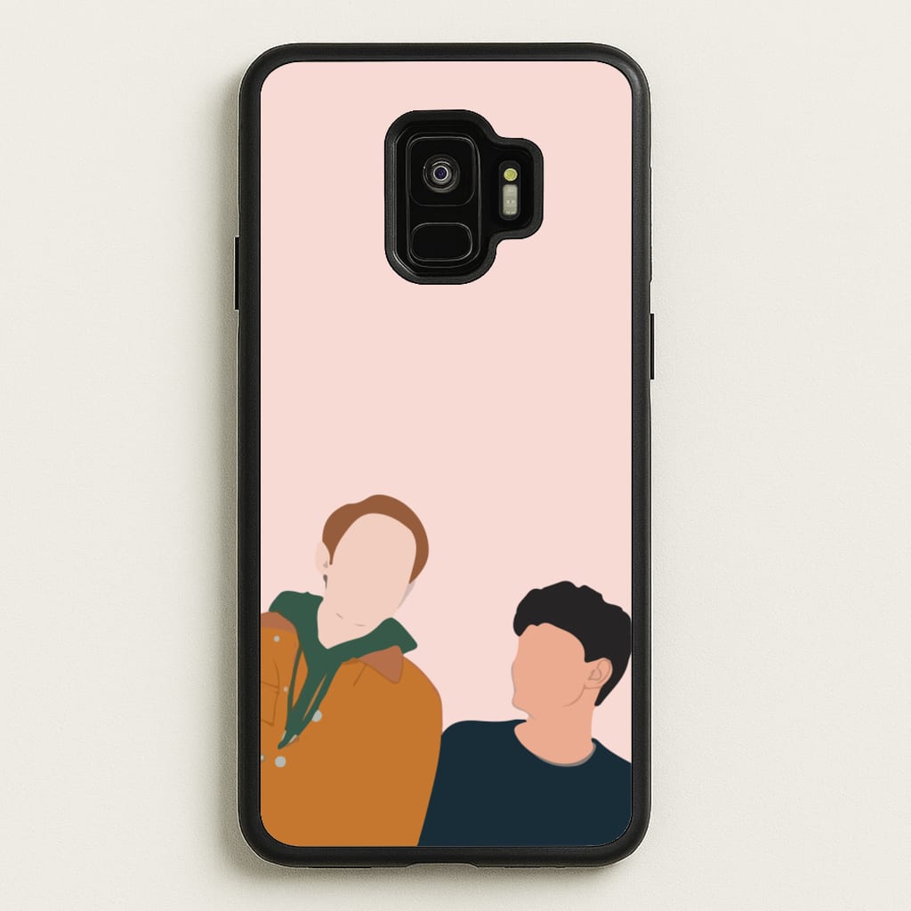 Nick And Charlie - Heart TV  - Heartstopper Phone Case for Galaxy S9