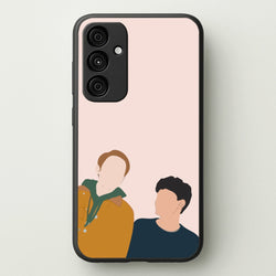 Nick And Charlie - Heart TV  - Heartstopper Phone Case for Galaxy A35