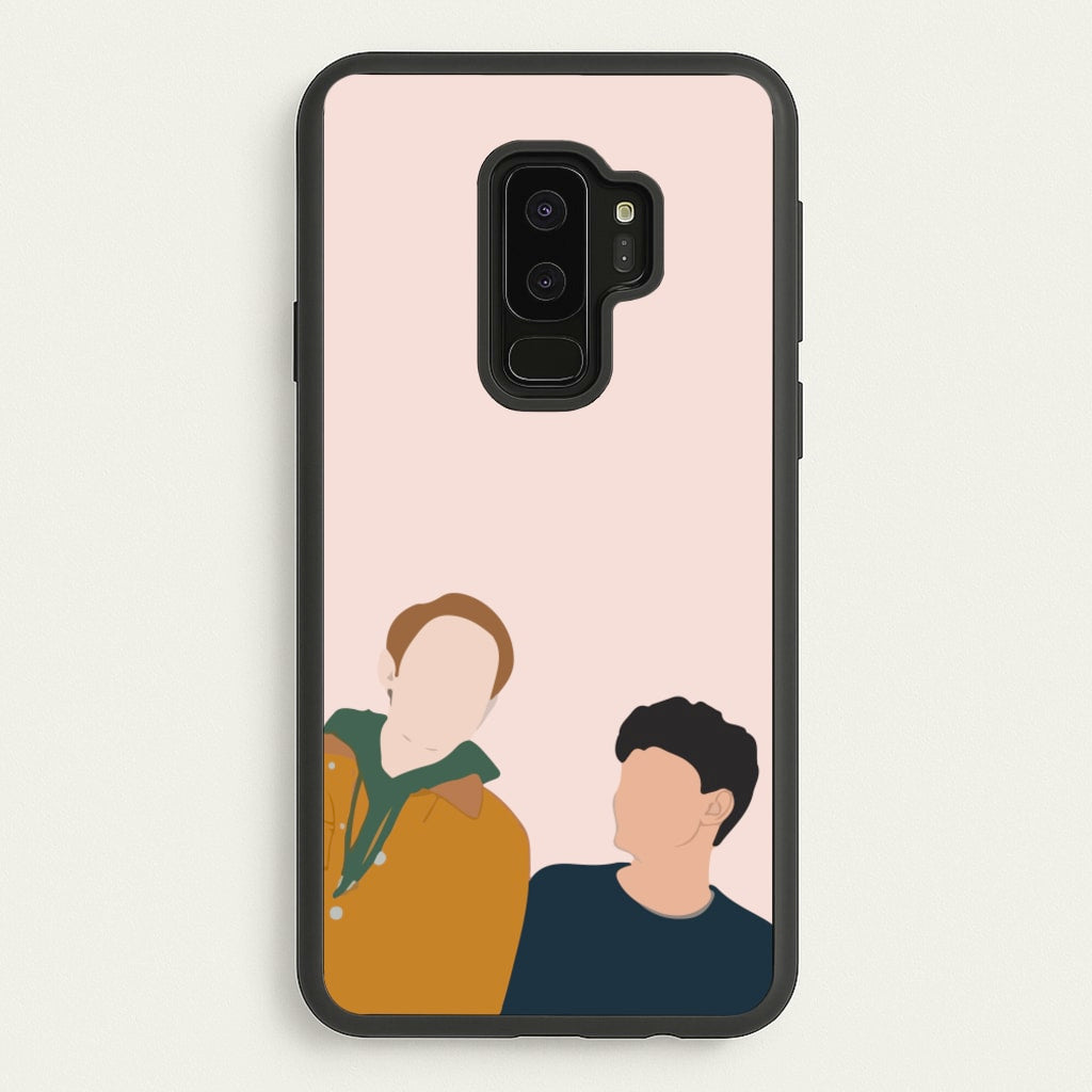 Nick And Charlie - Heart TV  - Heartstopper Phone Case for Galaxy S9 Plus