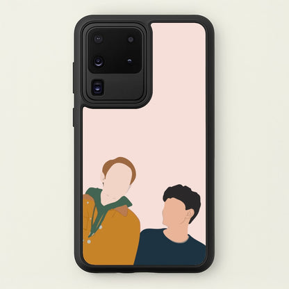 Nick And Charlie - Heart TV  - Heartstopper Phone Case for Galaxy S20 Ultra