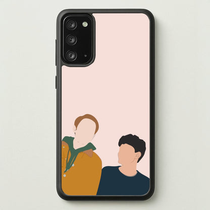 Nick And Charlie - Heart TV  - Heartstopper Phone Case for Galaxy Note 20