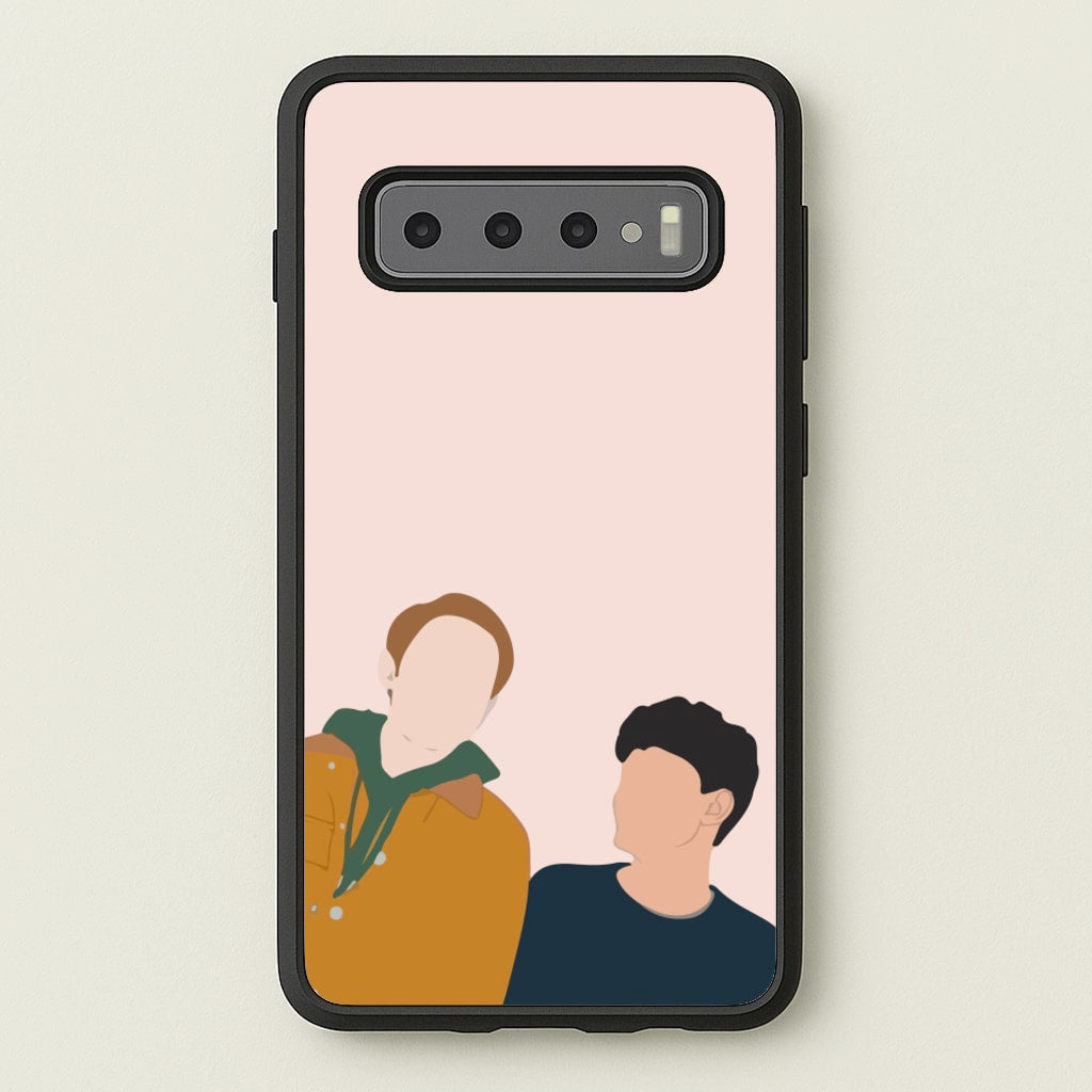 Nick And Charlie - Heart TV  - Heartstopper Phone Case for Galaxy S10 Plus