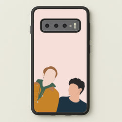Nick And Charlie - Heart TV  - Heartstopper Phone Case for Galaxy S10 Plus