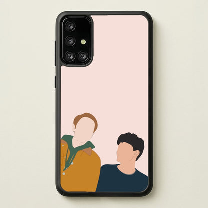 Nick And Charlie - Heart TV  - Heartstopper Phone Case for Galaxy A71