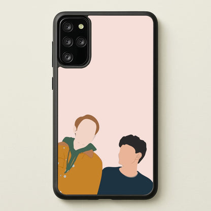 Nick And Charlie - Heart TV  - Heartstopper Phone Case for Galaxy S20 Plus
