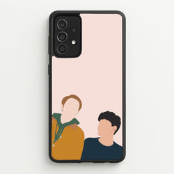 Nick And Charlie - Heart TV  - Heartstopper Phone Case for Galaxy A52 / A52s
