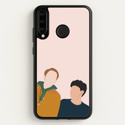 Nick And Charlie - Heart TV  - Heartstopper Phone Case for Huawei P30 Lite