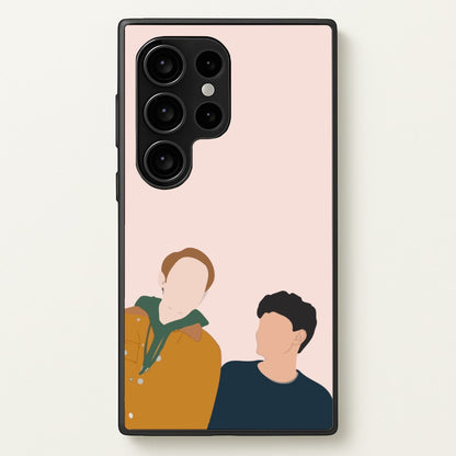 Nick And Charlie - Heart TV  - Heartstopper Phone Case for Galaxy S24 Ultra