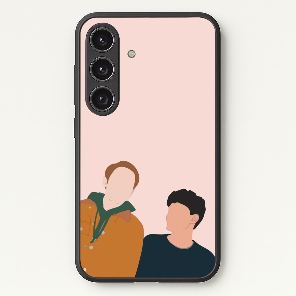 Nick And Charlie - Heart TV  - Heartstopper Phone Case for Galaxy S24