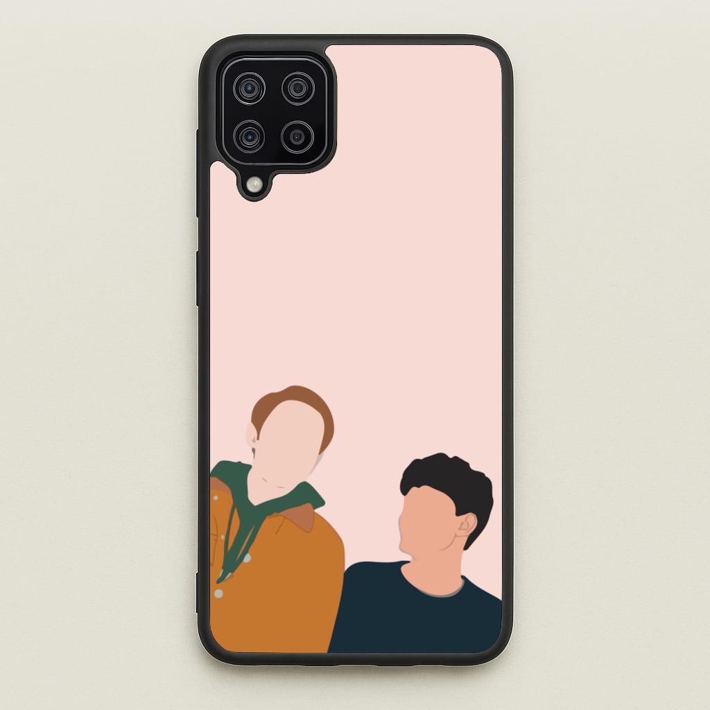 Nick And Charlie - Heart TV  - Heartstopper Phone Case for Galaxy A12