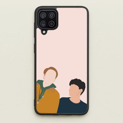 Nick And Charlie - Heart TV  - Heartstopper Phone Case for Galaxy A12