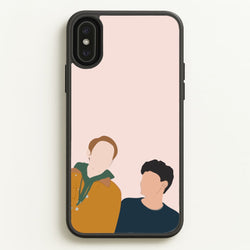 Nick And Charlie - Heart TV  - Heartstopper Phone Case for iPhone XS Max