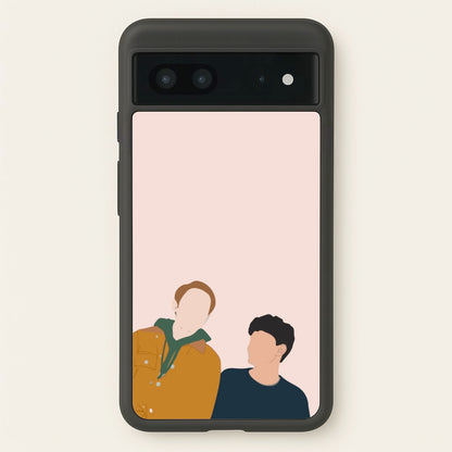 Nick And Charlie - Heart TV  - Heartstopper Phone Case for Google Pixel 7