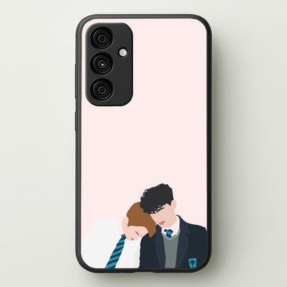 Nick And Charlie School Clothes - Heart TV  - Heartstopper Phone Case for Galaxy A55