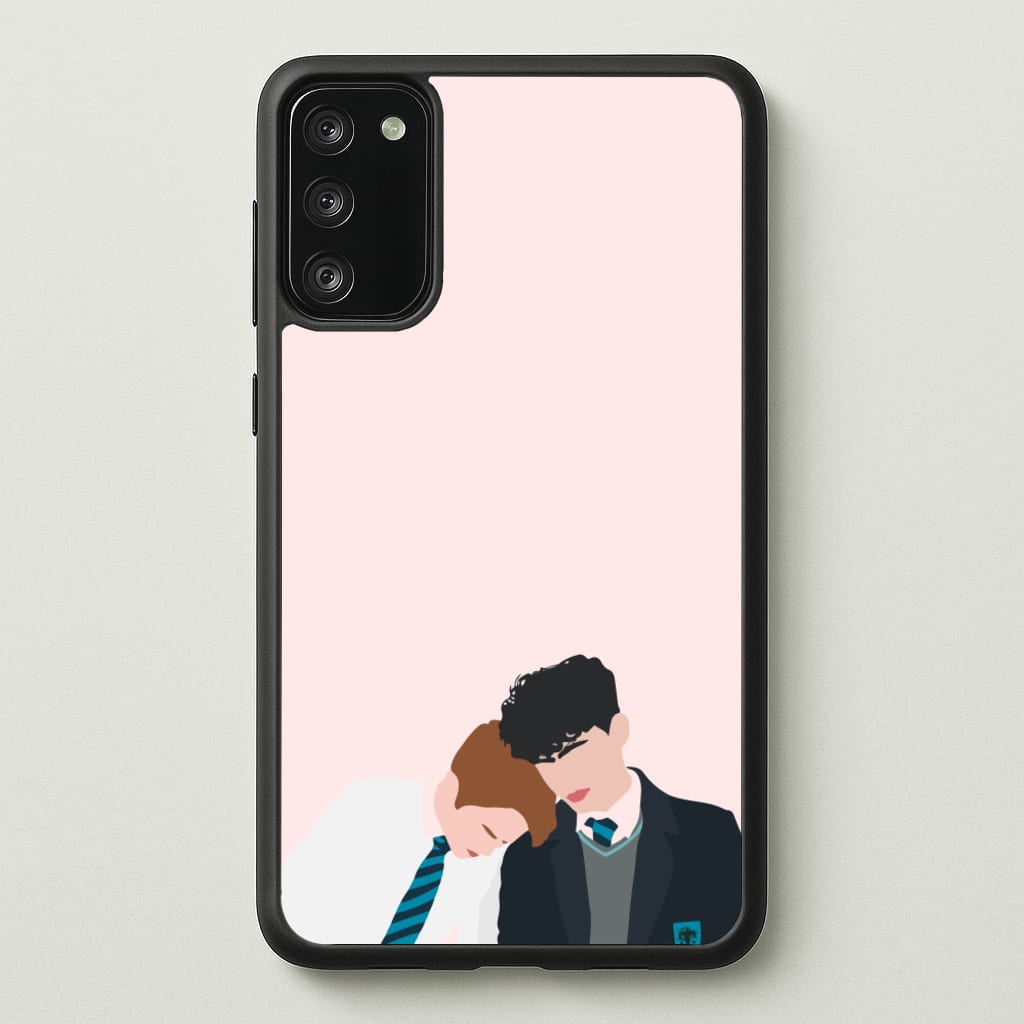 Nick And Charlie School Clothes - Heart TV  - Heartstopper Phone Case for Galaxy A41