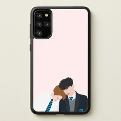 Nick And Charlie School Clothes - Heart TV  - Heartstopper Phone Case for Galaxy S20 Plus