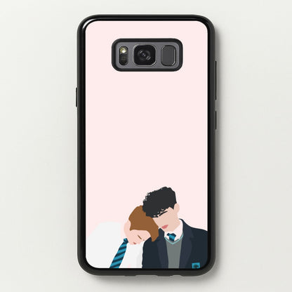 Nick And Charlie School Clothes - Heart TV  - Heartstopper Phone Case for Galaxy S8 Plus