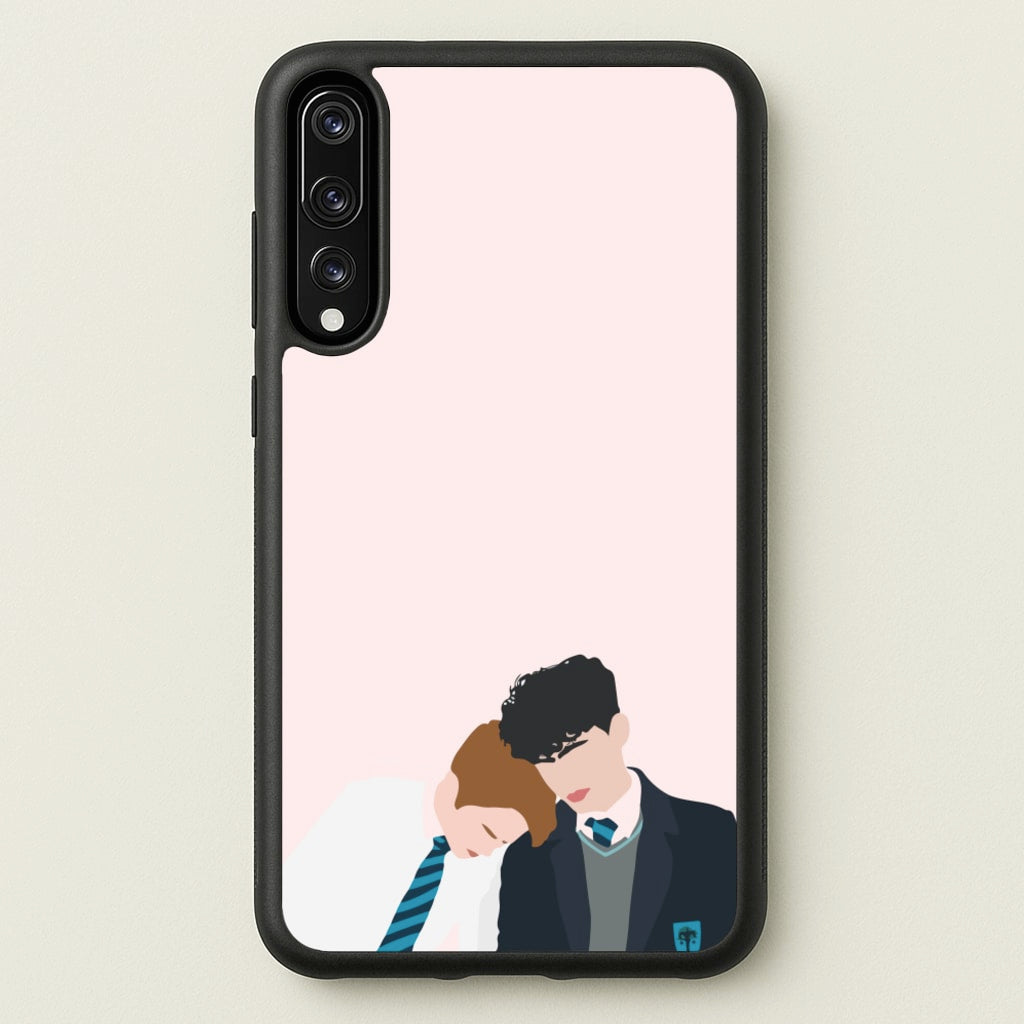 Nick And Charlie School Clothes - Heart TV  - Heartstopper Phone Case for Huawei P20 Pro