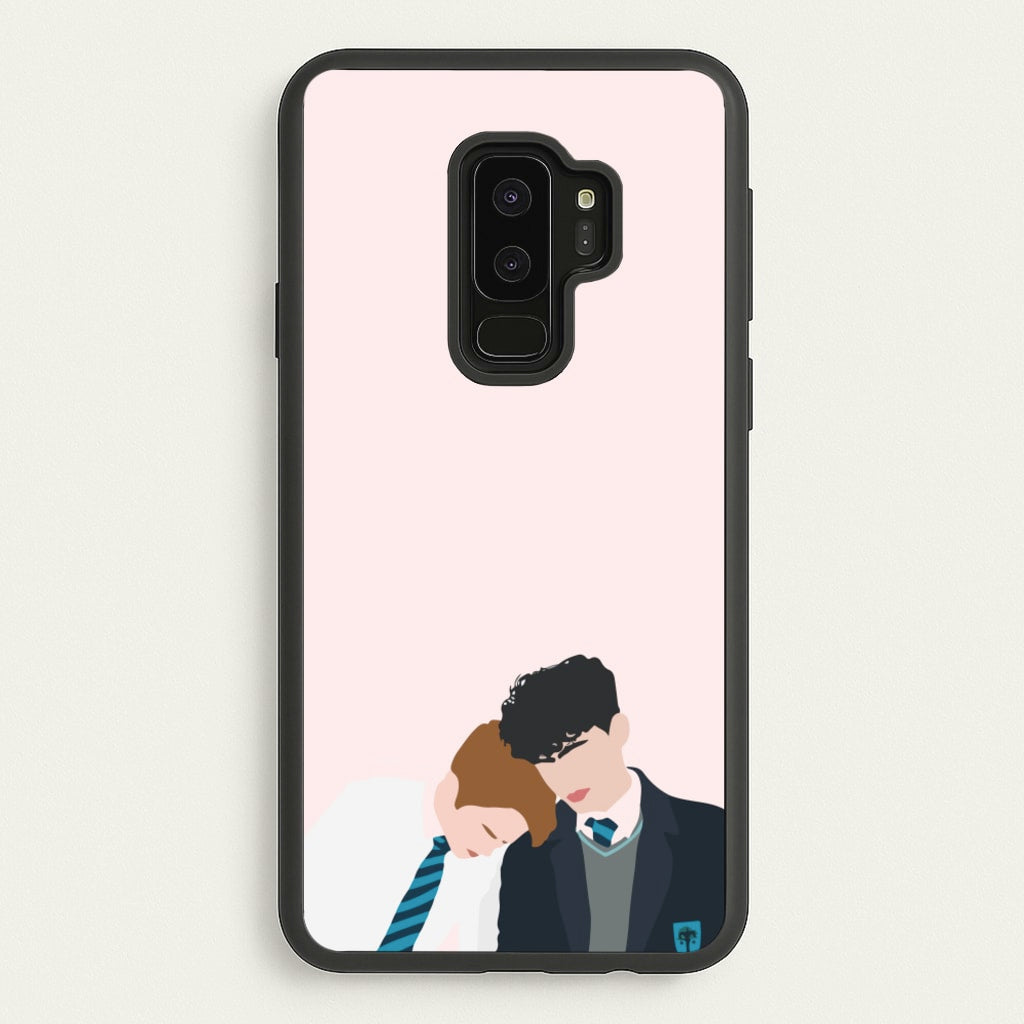 Nick And Charlie School Clothes - Heart TV  - Heartstopper Phone Case for Galaxy S9 Plus