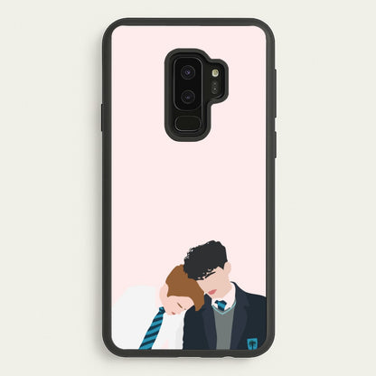 Nick And Charlie School Clothes - Heart TV  - Heartstopper Phone Case for Galaxy S9 Plus