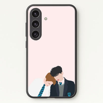 Nick And Charlie School Clothes - Heart TV  - Heartstopper Phone Case for Galaxy S24FE