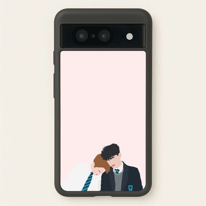 Nick And Charlie School Clothes - Heart TV  - Heartstopper Phone Case for Google Pixel 8