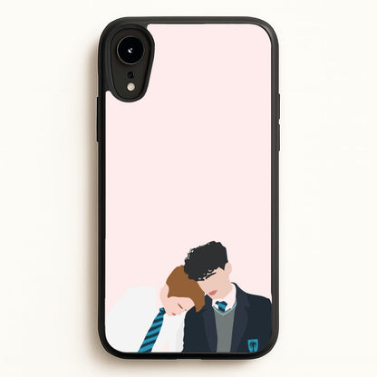 Nick And Charlie School Clothes - Heart TV  - Heartstopper Phone Case for iPhone XR
