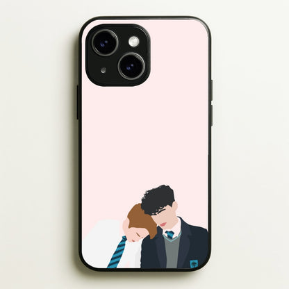 Nick And Charlie School Clothes - Heart TV  - Heartstopper Phone Case for iPhone 15