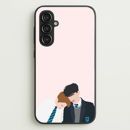 Nick And Charlie School Clothes - Heart TV  - Heartstopper Phone Case for Galaxy S23FE