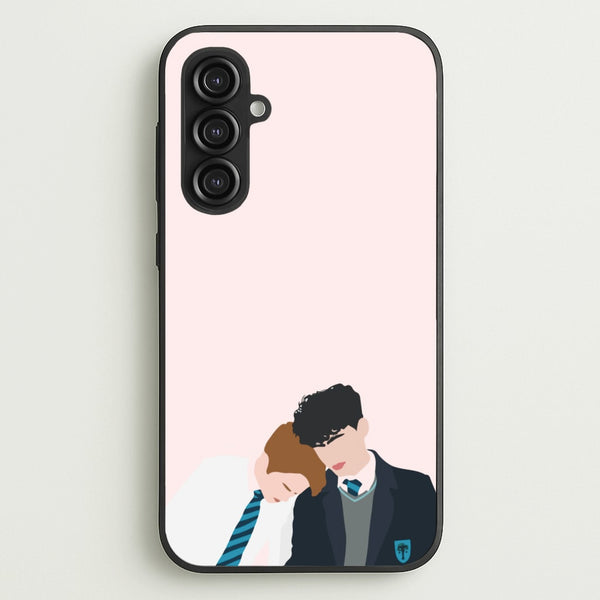 Nick And Charlie School Clothes - Heart TV  - Heartstopper Phone Case for Galaxy S23FE