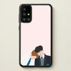Nick And Charlie School Clothes - Heart TV  - Heartstopper Phone Case for Galaxy A71