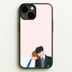 Nick And Charlie School Clothes - Heart TV  - Heartstopper Phone Case for iPhone 13