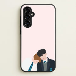 Nick And Charlie School Clothes - Heart TV  - Heartstopper Phone Case for Galaxy A54