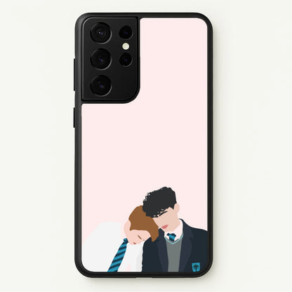 Nick And Charlie School Clothes - Heart TV  - Heartstopper Phone Case for Galaxy S21 Ultra