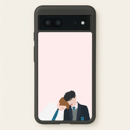 Nick And Charlie School Clothes - Heart TV  - Heartstopper Phone Case for Google Pixel 7