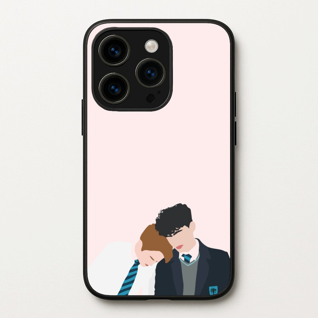Nick And Charlie School Clothes - Heart TV  - Heartstopper Phone Case for iPhone 14 Pro
