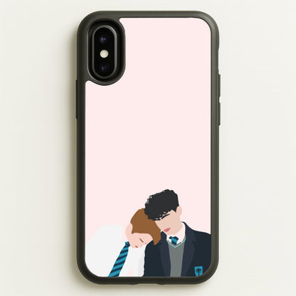Nick And Charlie School Clothes - Heart TV  - Heartstopper Phone Case for iPhone X / XS