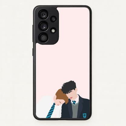 Nick And Charlie School Clothes - Heart TV  - Heartstopper Phone Case for Galaxy A53