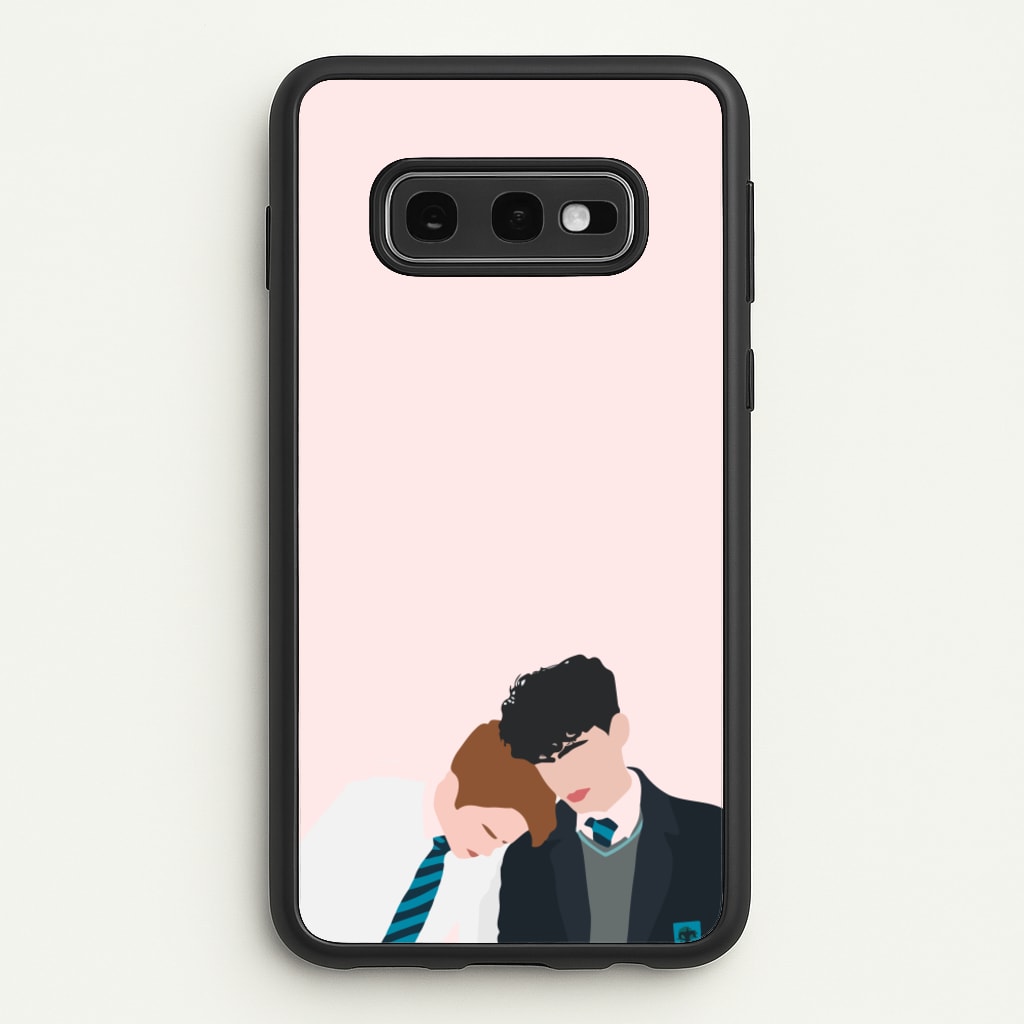 Nick And Charlie School Clothes - Heart TV  - Heartstopper Phone Case for Galaxy S10e