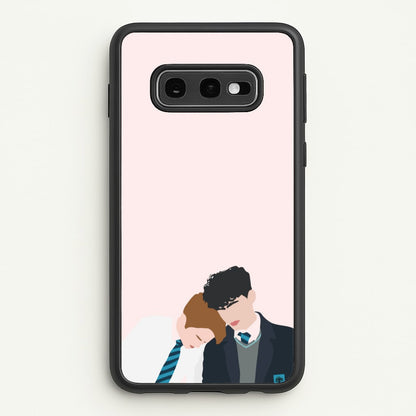 Nick And Charlie School Clothes - Heart TV  - Heartstopper Phone Case for Galaxy S10e